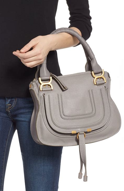 chloe marcie small double carry bag|small marcie chloe bag review.